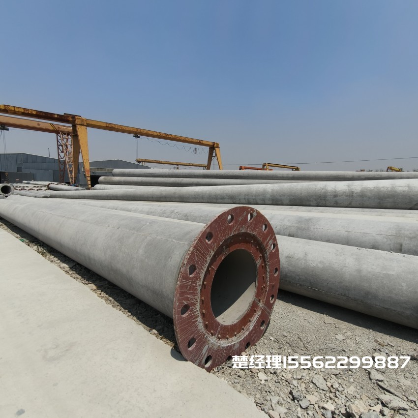 岳阳楼12米无拉线电杆